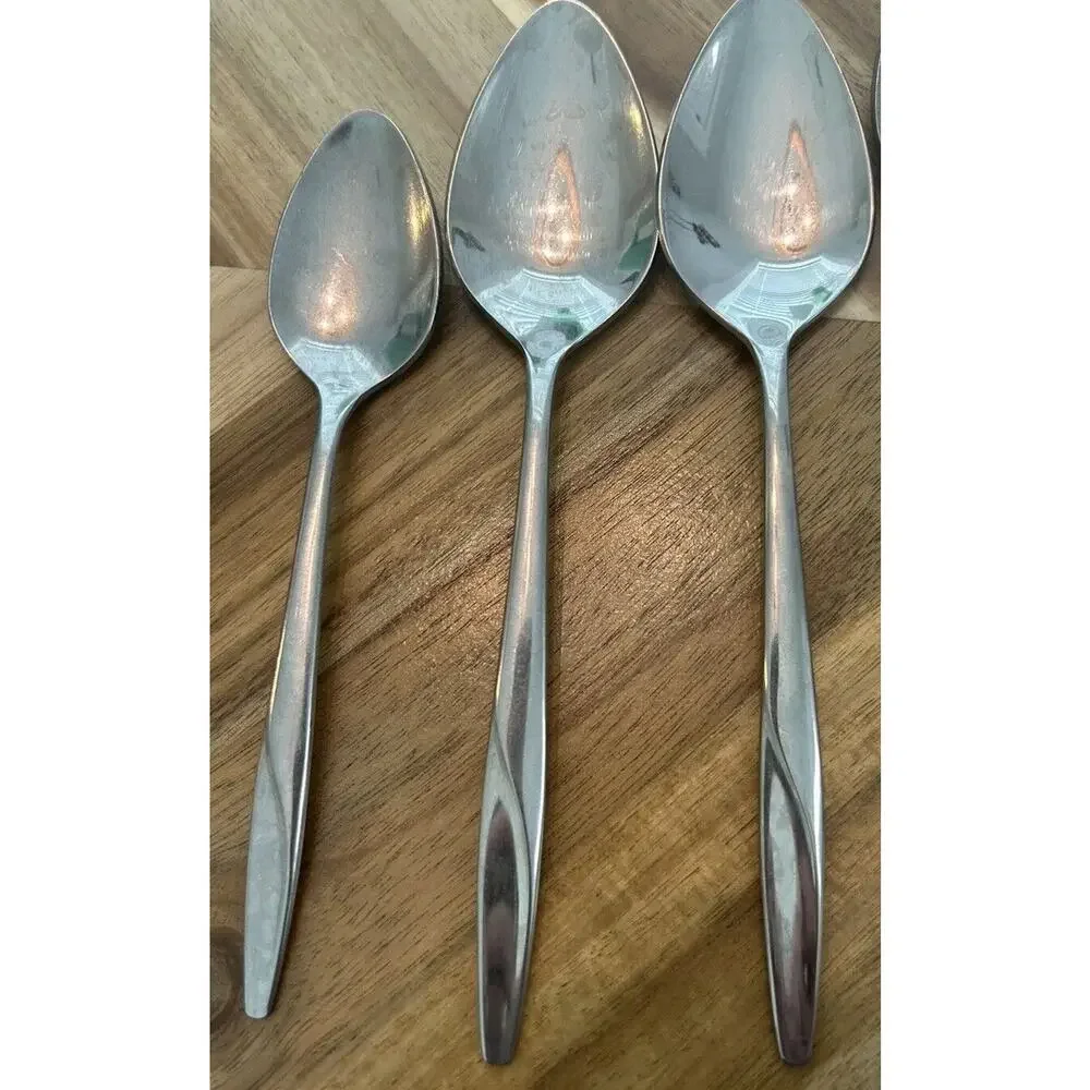 Vintage Wm Rogers IS Stainless 14p Set Serving Spoon USA International Silver 29